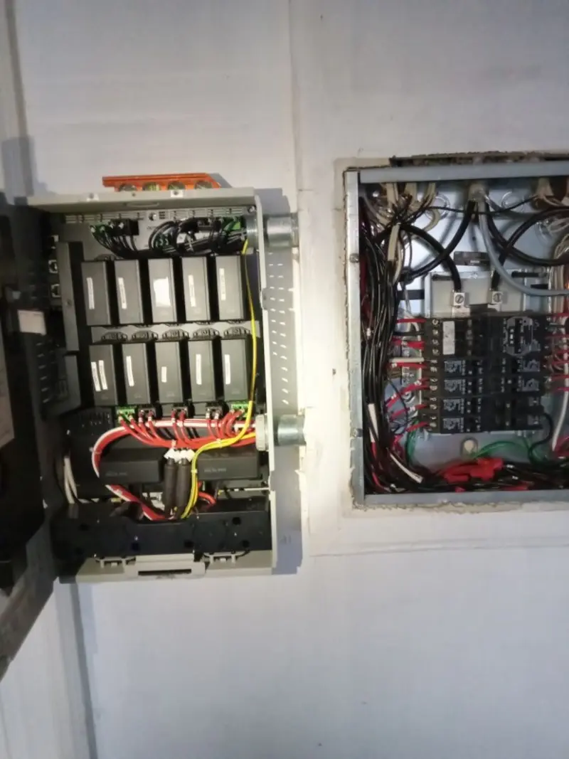 Electrical panel upgrade completed for Ring Doorbell Installation in Ruston